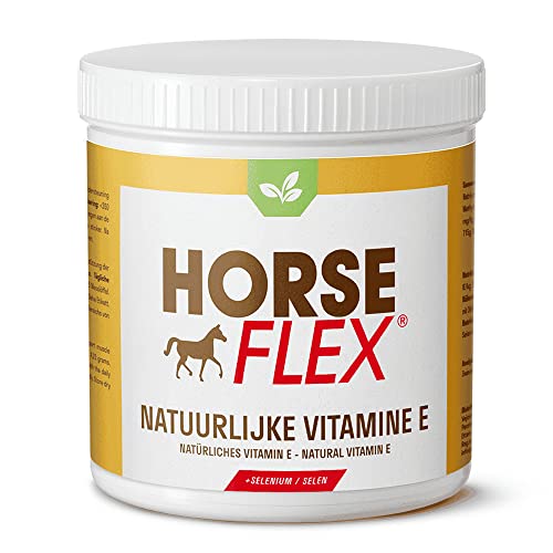 HORSE FLEX Natürliches Vitamin E + Selen Pulver für Pferde zur unterstützung die Muskelfunktionen, den Muskelstoffwechsel und Muskelaufbau - 272 Gramm HORSE FLEX Natürliches Vitamin E + Selen Pulver für Pferde zur unterstützung die Muskelfunktionen, den Muskelstoffwechsel und Muskelaufbau - 272 Gramm von HORSE FLEX