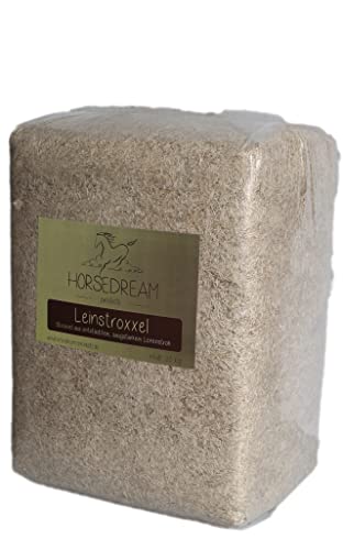 HORSEDREAM Products LEIN-STROXXEL | Einstreu Pferde & Kleintiere | 100% behandeltes Leinenstroh | (20 kg) von HORSEDREAM