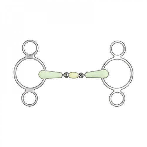 HORZE 3-Ring-Wassertrense, doppelt gebrochen, Schwarz, 125 HORZE 3-Ring-Wassertrense, doppelt gebrochen, Schwarz, 125 von HORZE