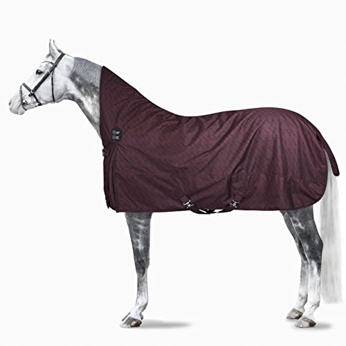HORZE Avalanche Pferdedecke 1200D Ripstop, hoher Halsausschnitt, mittelschwer, wasserdicht, 150 g Füllung, Mahagoni, Burgunderrot, 190,5 cm HORZE Avalanche Pferdedecke 1200D Ripstop, hoher Halsausschnitt, mittelschwer, wasserdicht, 150 g Füllung, Mahagoni, Burgunderrot, 190,5 cm von HORZE