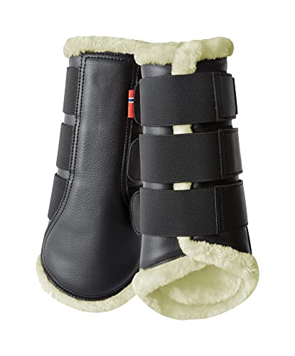 HORZE B Vertigo Gummistiefel, Fleece-gefüttert, Schwarz, Größe S von HORZE