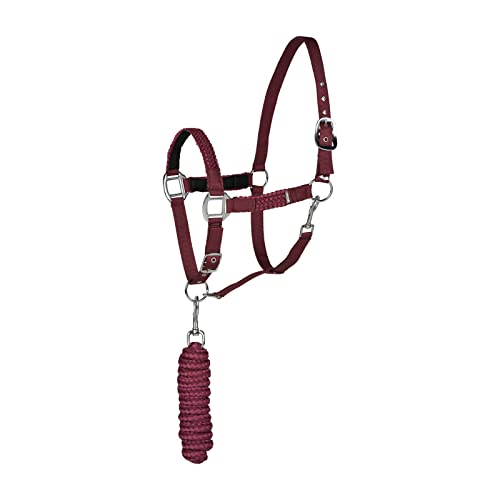 HORZE Halfter Chicago für Pferd und Pony, verstellbar mit Führstrick 2,25m, Rot, XF HORZE Halfter Chicago für Pferd und Pony, verstellbar mit Führstrick 2,25m, Rot, XF von HORZE