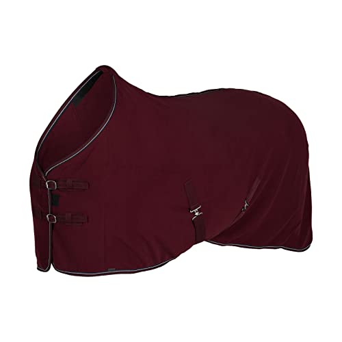 HORZE Kiel Fleece-Teppich, 175 cm, Dunkelrot von HORZE