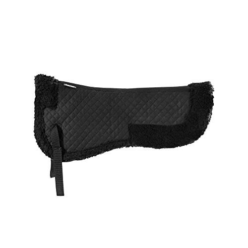 HORZE Kunstfell Pad, Korrekturpad, Mit Befestigungsschlaufen, Größe Pony/Warmblut, Weiß, Purpur, Rosa, Braun, Schwarz, Schwarz, F HORZE Kunstfell Pad, Korrekturpad, Mit Befestigungsschlaufen, Größe Pony/Warmblut, Weiß, Purpur, Rosa, Braun, Schwarz, Schwarz, F von HORZE