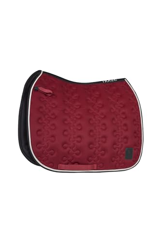 HORZE Pferde Dressurschabracke Smoky Twilight, Rot, P von HORZE