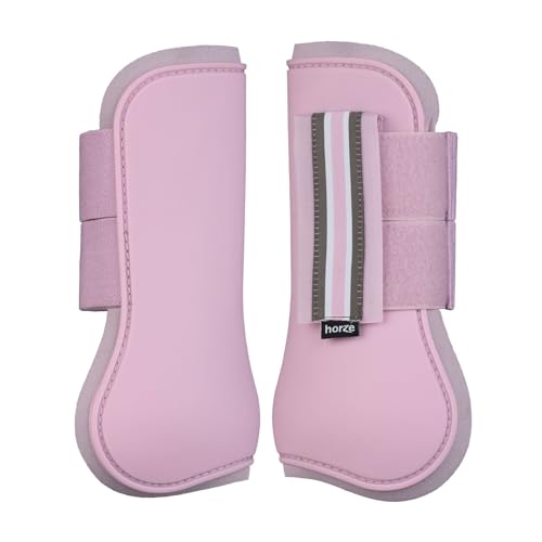 HORZE Pferde Gamaschen Adepto, 2er Set, Rosa, XF HORZE Pferde Gamaschen Adepto, 2er Set, Rosa, XF von HORZE
