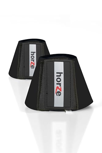 HORZE Pferde Hufglocken ProBell, Springglocken mit Klettverschluss, 2er Set, Schwarz, XL HORZE Pferde Hufglocken ProBell, Springglocken mit Klettverschluss, 2er Set, Schwarz, XL von HORZE