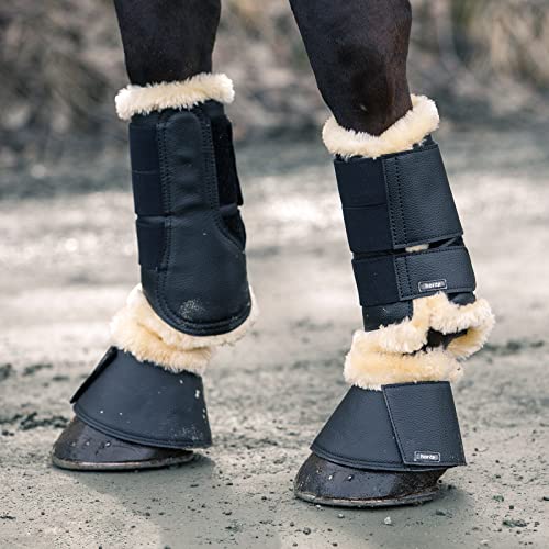 HORZE Signature Hufglocken, Schwarz, XL von HORZE