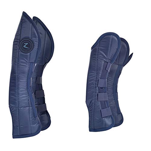 HORZE Transportgamaschen Pferd Mit Klettverschluss, 4-er Set, Gamaschen Für Höchste Sicherheit Beim Transport, Verfügbar In 3 Größen: Pony, Vollblut, Warmblut, Blau, Blau, F HORZE Transportgamaschen Pferd Mit Klettverschluss, 4-er Set, Gamaschen Für Höchste Sicherheit Beim Transport, Verfügbar In 3 Größen: Pony, Vollblut, Warmblut, Blau, Blau, F von HORZE