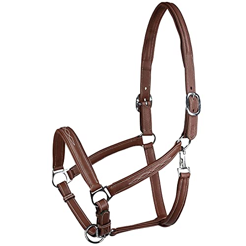 HORZE Warren weiches Lederhalfter, Braun, XF HORZE Warren weiches Lederhalfter, Braun, XF von HORZE
