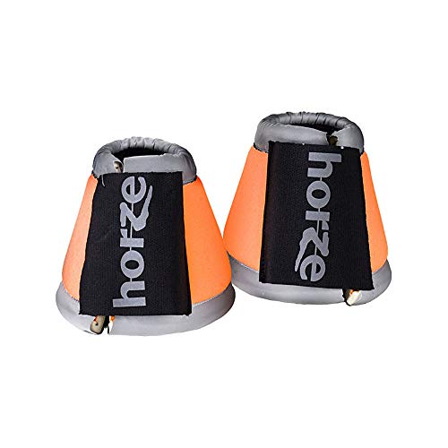 HORZE bZeen reflektierende Hufglocken, Orange, S von HORZE