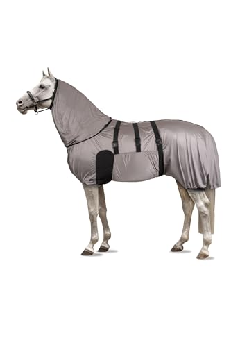 Horze Pferde Cover UV-Schutz Ekzemerdecke mit festem Halsteil und Bauchlatz Horze Pferde Cover UV-Schutz Ekzemerdecke mit festem Halsteil und Bauchlatz von HORZE