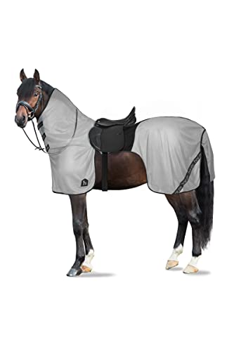 Horze Pferde Fliegenausreitdecke Paso Fino, Fliegendecke mit abnehmbarem Halsteil und UV-Schutz Horze Pferde Fliegenausreitdecke Paso Fino, Fliegendecke mit abnehmbarem Halsteil und UV-Schutz von HORZE