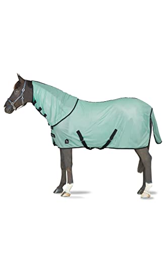 Horze Pferde Fliegendecke Paso Fino, Fliegenschutz mit abnehmbares Halsteil und UV-Schutz von HORZE