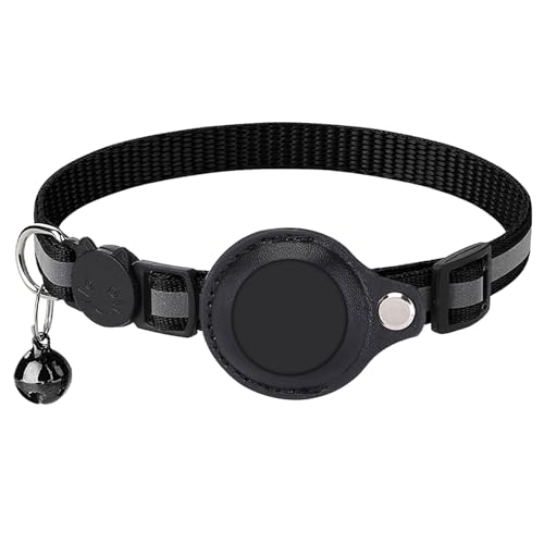 Airtag Katzenhalsband, Airtag Halsband Katze, Reflektierendes GPS Halsband Katze, Halsband Katze mit Glocke Schnalle, Verstellbar Katzenhalsband Integriertes Tracker Halter Kompatibel Mit Apple Airtag Airtag Katzenhalsband, Airtag Halsband Katze, Reflektierendes GPS Halsband Katze, Halsband Katze mit Glocke Schnalle, Verstellbar Katzenhalsband Integriertes Tracker Halter Kompatibel Mit Apple Airtag von HOTMNTY