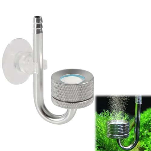 Aquarium CO2 Diffusor,Aquarium Zerstäuber,CO2 Diffusor mit U-Pipe,Sauerstoff Kohlendioxid Diffusor Aluminiumlegierung Kohlendioxid Diffusor CO2 Zerstäuber Diffusor für Aquarium Süßwasserfischpflanzen Aquarium CO2 Diffusor,Aquarium Zerstäuber,CO2 Diffusor mit U-Pipe,Sauerstoff Kohlendioxid Diffusor Aluminiumlegierung Kohlendioxid Diffusor CO2 Zerstäuber Diffusor für Aquarium Süßwasserfischpflanzen von HOTMNTY