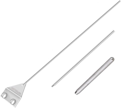 HOTOOLME 65 cm Algenschaber Aquariumschaber, Edelstahl Aquarium scheibenreiniger für die Reinigung von Glas Aquarium von HOTOOLME