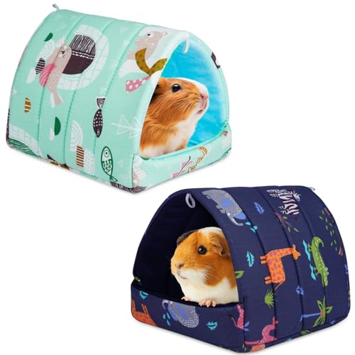 HOTUT Meerschweinchen Bett,2 Stück Waschbar Kuschelsack Meerschweinchen Haus,Kuschelig Gemütliches Kleintierbetten, Hamster Kleintier Bett für Zwergkaninchen, Chinchilla, Lgel, Frettchen HOTUT Meerschweinchen Bett,2 Stück Waschbar Kuschelsack Meerschweinchen Haus,Kuschelig Gemütliches Kleintierbetten, Hamster Kleintier Bett für Zwergkaninchen, Chinchilla, Lgel, Frettchen von HOTUT