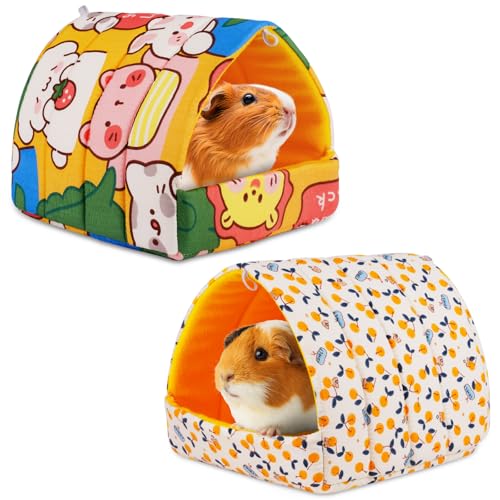 HOTUT Meerschweinchen Bett,2 Stück Waschbar Kuschelsack Meerschweinchen Haus,Kuschelig Gemütliches Kleintierbetten, Hamster Kleintier Bett für Zwergkaninchen, Chinchilla, Lgel, Frettchen HOTUT Meerschweinchen Bett,2 Stück Waschbar Kuschelsack Meerschweinchen Haus,Kuschelig Gemütliches Kleintierbetten, Hamster Kleintier Bett für Zwergkaninchen, Chinchilla, Lgel, Frettchen von HOTUT