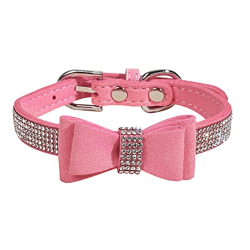 HOUDERCO 1 Satz Diamanthalsband Für Haustiere Einziehbare Hundeleine Kette Hundehalsband Mädchen Kabel Bausatz Rindenhalsband Leckerlis Für Hunde Hundehalsband Welpe Doppelt Mikrofaser Rosa HOUDERCO 1 Satz Diamanthalsband Für Haustiere Einziehbare Hundeleine Kette Hundehalsband Mädchen Kabel Bausatz Rindenhalsband Leckerlis Für Hunde Hundehalsband Welpe Doppelt Mikrofaser Rosa von HOUDERCO