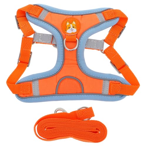 HOUDERCO 1 Satz Kleines Hundegeschirr mit Leine Reflektierendes Verstellbares Geschirr für Welpen Bequem für und Training Hochwertiges Skin Friendly Material Kleine Hunderassen HOUDERCO 1 Satz Kleines Hundegeschirr mit Leine Reflektierendes Verstellbares Geschirr für Welpen Bequem für und Training Hochwertiges Skin Friendly Material Kleine Hunderassen von HOUDERCO