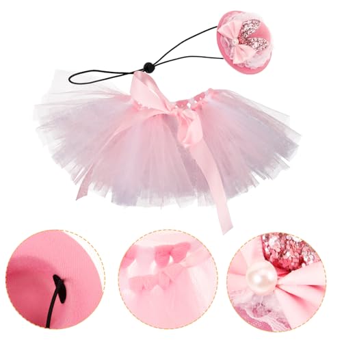 HOUDERCO 1 Satz Kopfschmuck für Haustier hüte Katze Halloween-Hut Festival-Welpenhut Ostern Haustier Kopfschmuck Hase Ohren Haustier Hut -Welpenmütze Osterrockmütze für Hunde Stoff von HOUDERCO