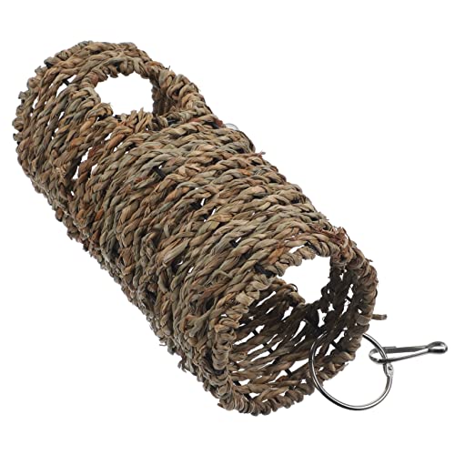HOUDERCO Papagei Schaukel Spielzeug Stroh Vogel Schaukel Papagei Zubehör Hause Dekorative Schaukel von HOUDERCO