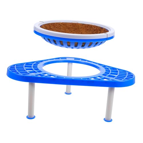 HOUDERCO 1 Satz Verschachtelung Hamster Künstliches Vogelnest Vogelhaus Vogelbrutnest vogelkäfig zubehör Taubenneststütze Taubennistschalenständer Kleiner Vogelnesterständer Abs Blue HOUDERCO 1 Satz Verschachtelung Hamster Künstliches Vogelnest Vogelhaus Vogelbrutnest vogelkäfig zubehör Taubenneststütze Taubennistschalenständer Kleiner Vogelnesterständer Abs Blue von HOUDERCO