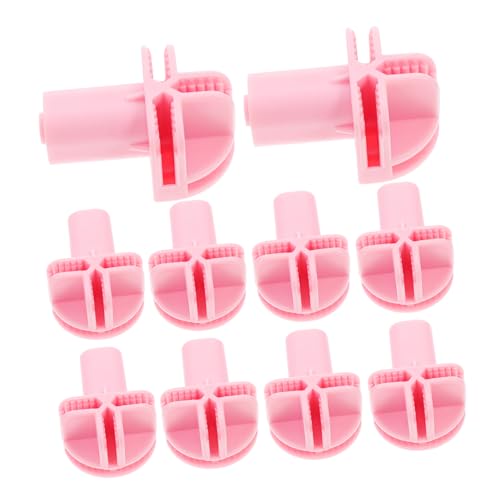 HOUDERCO 10 Stück Teiliges Katzenkäfig Rollenadapter Kunststoff Adapter für Käfigräder Einsetzbar für Katzen und Vogelkäfige Praktische für Haustierkäfige Rosa Caster Stem Sleeves HOUDERCO 10 Stück Teiliges Katzenkäfig Rollenadapter Kunststoff Adapter für Käfigräder Einsetzbar für Katzen und Vogelkäfige Praktische für Haustierkäfige Rosa Caster Stem Sleeves von HOUDERCO