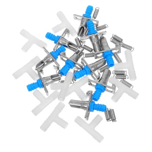 HOUDERCO 10Sätze Metallkaninchenwassertränke Teiliges Automatische Fütterung für Kleintiere Rostfreies Material Einfache Installation Spritzwassergeschützt HOUDERCO 10Sätze Metallkaninchenwassertränke Teiliges Automatische Fütterung für Kleintiere Rostfreies Material Einfache Installation Spritzwassergeschützt von HOUDERCO