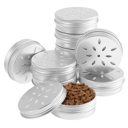 HOUDERCO Hunde-geruchstrainingsset 10-teiliges Aluminium-geruchsarbeitsdosendeckel Für Das Nasentraining von HOUDERCO