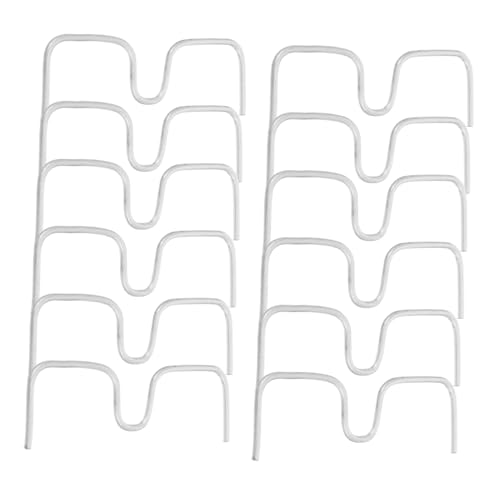 HOUDERCO 14 Stück Astformer Garten Zweig Halter Pflanzen Unterstützung Set Pflanzenclips Zweigformer Fruchtzweig bildet Astspreizer Filialunterstützung Astbieger Galvanisiertes Eisen Silver von HOUDERCO