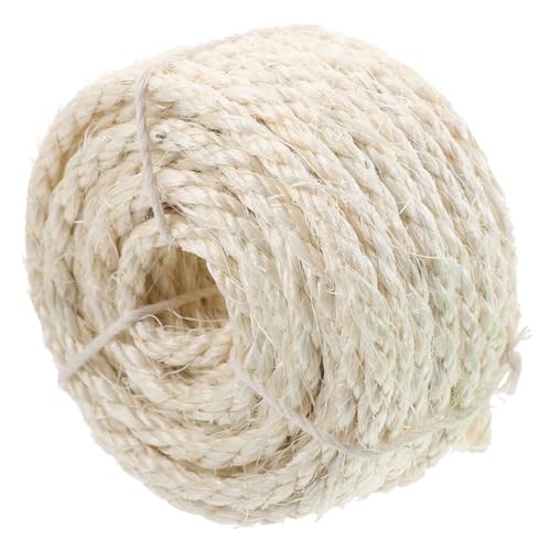 HOUDERCO 1Rolle Seil aus Sisal Verschleißfestes Austauschbares Kratzseil für Katzenkratzbäume und DIY Projekte für Katzenliebhaber HOUDERCO 1Rolle Seil aus Sisal Verschleißfestes Austauschbares Kratzseil für Katzenkratzbäume und DIY Projekte für Katzenliebhaber von HOUDERCO