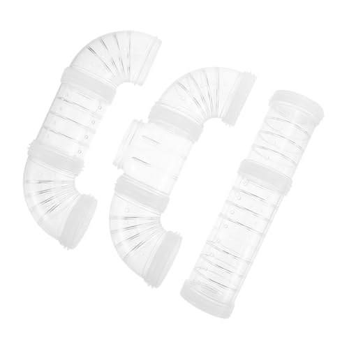 HOUDERCO 1Satz DIY Hamster Labyrinth Tunnel aus Kunststoff Außenrohr für Hamsterkäfig zu Installieren für Hamster und Langlebige Röhre für Sicheres und Erforschen von HOUDERCO