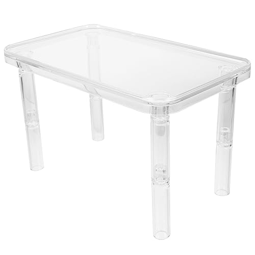 HOUDERCO Desktop Hamsterplattform Dekoratives Chinchilla Spielzeug Stabiler Käfig Hamster Spielplatz Abnehmbar aus Kunststoff für Hamster und Kleine Haustiere von HOUDERCO