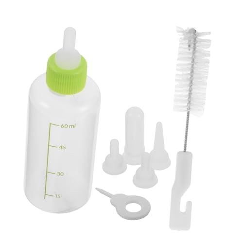 HOUDERCO 1Satz Haustier Saugflasche für Kätzchen und Welpen Milchspender mit Natürlichem Sauger Fütterungszubehör für Neugeborene Langlebig und Sicher HOUDERCO 1Satz Haustier Saugflasche für Kätzchen und Welpen Milchspender mit Natürlichem Sauger Fütterungszubehör für Neugeborene Langlebig und Sicher von HOUDERCO