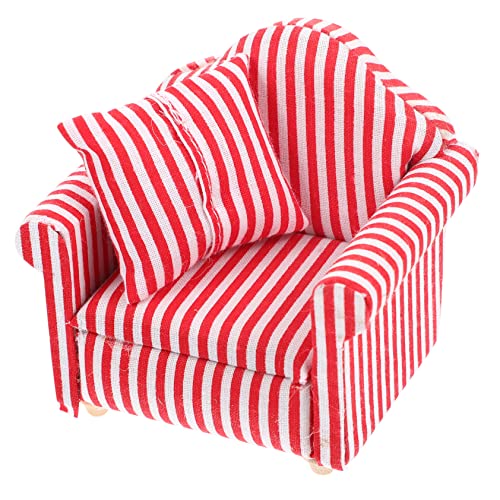 HOUDERCO 1Satz Kompaktes Miniatursofa für Käfighamster und Chinchillas Bequemes und Schlafplatz Weißen Streifen Design für Haustierkäfige und Dekoration HOUDERCO 1Satz Kompaktes Miniatursofa für Käfighamster und Chinchillas Bequemes und Schlafplatz Weißen Streifen Design für Haustierkäfige und Dekoration von HOUDERCO