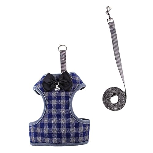 HOUDERCO 1Satz Praktische Hundeweste Mit Verstellbarer Leine Outdoor Vest Für Kleine Hunde Blau Für Aktivitäten HOUDERCO 1Satz Praktische Hundeweste Mit Verstellbarer Leine Outdoor Vest Für Kleine Hunde Blau Für Aktivitäten von HOUDERCO