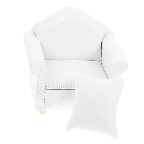 HOUDERCO 1Satz Sofa für Kleintiere Kompaktes Hamstersofa aus Bequemes für Chinchillas und Hamster für Käfige zu Reinigen und Stylisch Weiße von HOUDERCO
