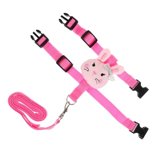 HOUDERCO 1Satz Verstellbares Hasengeschirr und Leine für Kleintiere und Bequem für und Joggen mit Ihrem Haustier für Andere Kleine HOUDERCO 1Satz Verstellbares Hasengeschirr und Leine für Kleintiere und Bequem für und Joggen mit Ihrem Haustier für Andere Kleine von HOUDERCO