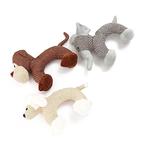 HOUDERCO Quietschspielzeug Für Haustiere Robuster Plüsch Für Welpen Geräuschaktiviertes Beißspielzeug Grauer Elefant HOUDERCO Quietschspielzeug Für Haustiere Robuster Plüsch Für Welpen Geräuschaktiviertes Beißspielzeug Grauer Elefant von HOUDERCO