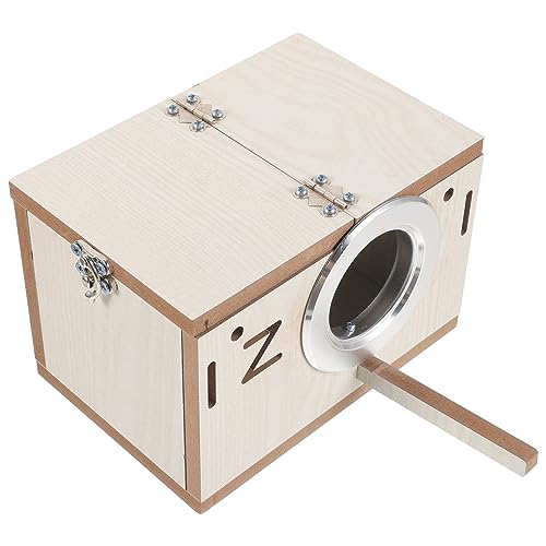 HOUDERCO Vogelnistkasten Papageienzuchtkasten Vogelhaus Aus Holz Für Sittiche Einfaches Design Einfach Zu Bedienen HOUDERCO Vogelnistkasten Papageienzuchtkasten Vogelhaus Aus Holz Für Sittiche Einfaches Design Einfach Zu Bedienen von HOUDERCO