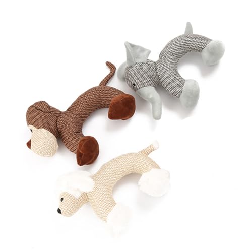 HOUDERCO 1Stk bissfestes knete kauspielzeug chew Toy Zahnungsspielzeug Plush Toy Welpenspielzeug Hundeplüschspielzeug kauen Haustierspielzeug mit Quietschern Coffee HOUDERCO 1Stk bissfestes knete kauspielzeug chew Toy Zahnungsspielzeug Plush Toy Welpenspielzeug Hundeplüschspielzeug kauen Haustierspielzeug mit Quietschern Coffee von HOUDERCO