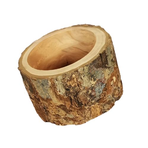 HOUDERCO 1Stück Holz Haustier Fütterungsschale Für Hamster Natürliche Holzzuführungsschüssel Zufälliger Farbe Für Kleine Nager Futterstation Für Haustiere HOUDERCO 1Stück Holz Haustier Fütterungsschale Für Hamster Natürliche Holzzuführungsschüssel Zufälliger Farbe Für Kleine Nager Futterstation Für Haustiere von HOUDERCO