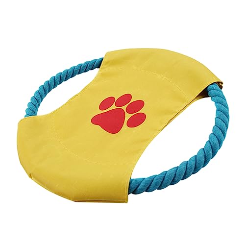 HOUDERCO 1Stück Hunde Bissfestes Flugspielzeug für Haustiere für Training und Spaß im Freien Zufällige Farbe Geeignet für Retriever Samoyed und von HOUDERCO