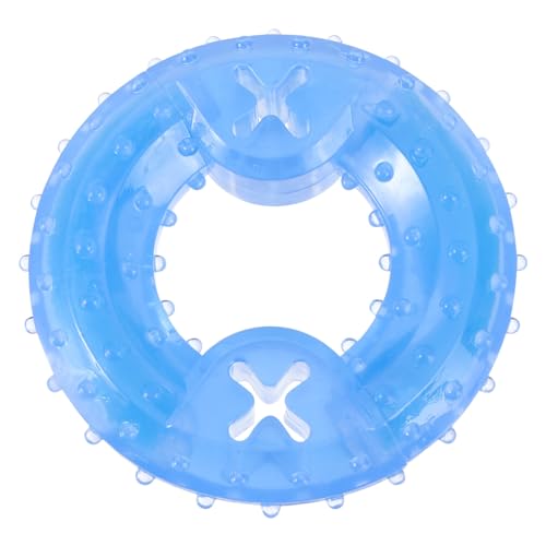 HOUDERCO 1Stück Hundekühltspielzeug aus Gefrorenem Material Sommerhund Kauspielzeug für Teething Spielspaß zu Befüllen und Kühlt im Heißen von HOUDERCO
