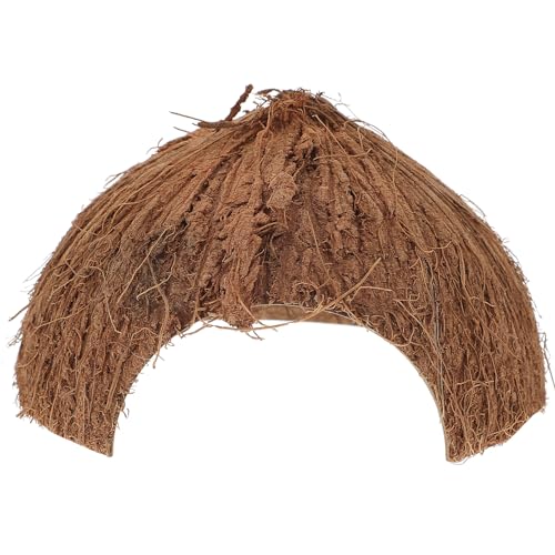 HOUDERCO 1Stück Kokosnussschalen Versteck für Kleine Reptilien Sicheres und Langlebiges Versteck für Haustiere für Schlangen und Echsen Umweltfreundliches Design HOUDERCO 1Stück Kokosnussschalen Versteck für Kleine Reptilien Sicheres und Langlebiges Versteck für Haustiere für Schlangen und Echsen Umweltfreundliches Design von HOUDERCO