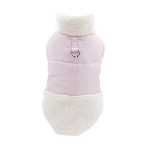 HOUDERCO 1stück Hundegeschirr Für Welpen Warmes Plüsch-mantelchen Verstellbar Geeignet Für Kaltes Wetter Hundekleidung Für Herbst Und Winter von HOUDERCO
