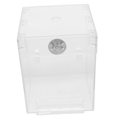 HOUDERCO 1Stück Vogelbadbox für Käfig Transparente Duschbox aus Pet für Papageien und Kleine Vögel um Stress zu Reduzieren und Hygiene zu Fördern mit Praktischem Aufhängesystem HOUDERCO 1Stück Vogelbadbox für Käfig Transparente Duschbox aus Pet für Papageien und Kleine Vögel um Stress zu Reduzieren und Hygiene zu Fördern mit Praktischem Aufhängesystem von HOUDERCO