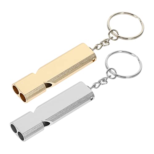 HOUDERCO 2 Stück Aluminiumlegierung Taubenpfeife Langlebig und Leicht Multifunktionale Outdoor Trillerpfeife für Taubentraining Praktische Signalpfeife mit Glatter Oberfläche Einfach zu von HOUDERCO